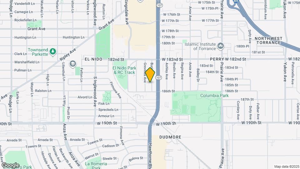 18507 Burin Ave Map and Location Details