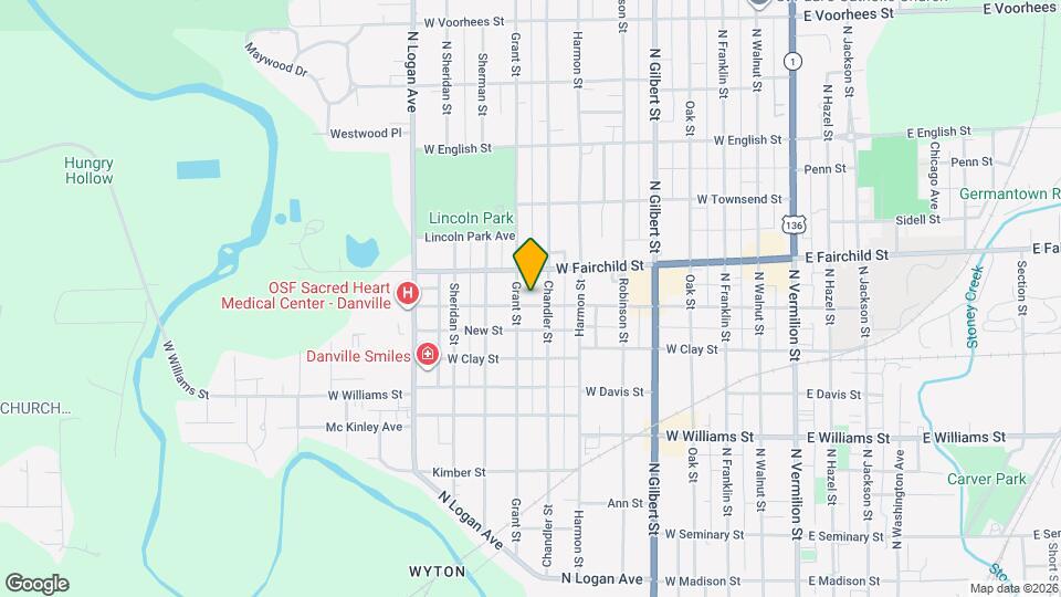 715 W Woodbury St Map and Location Details