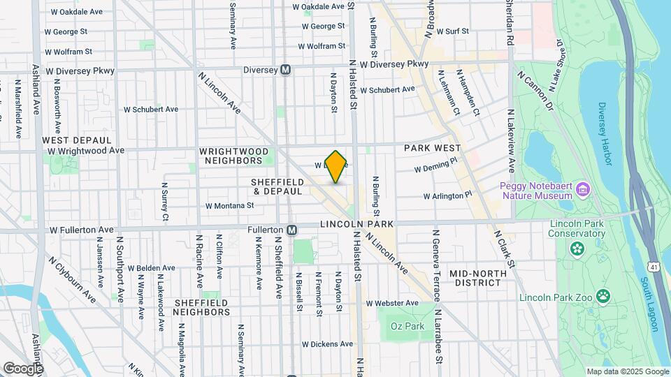 831 Altgeld W St Map and Location Details
