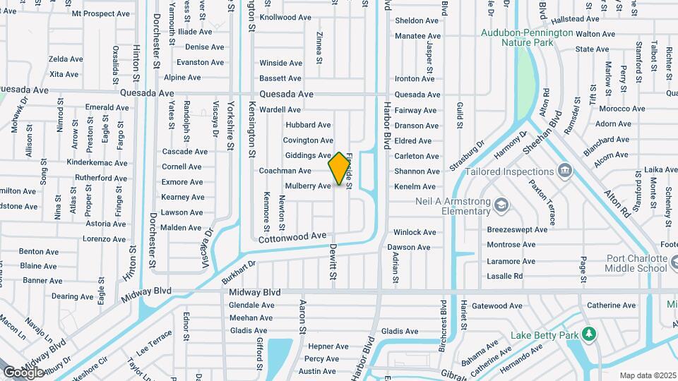 1466 Dewitt St Map and Location Details