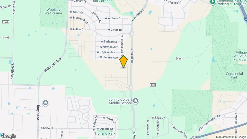 480 S Benchmark Ln Map and Location Details