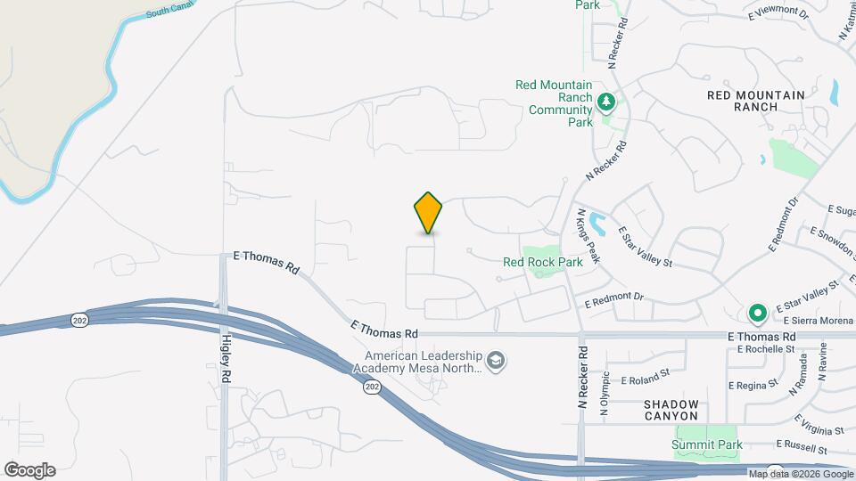 5632 E Sandia St Map and Location Details