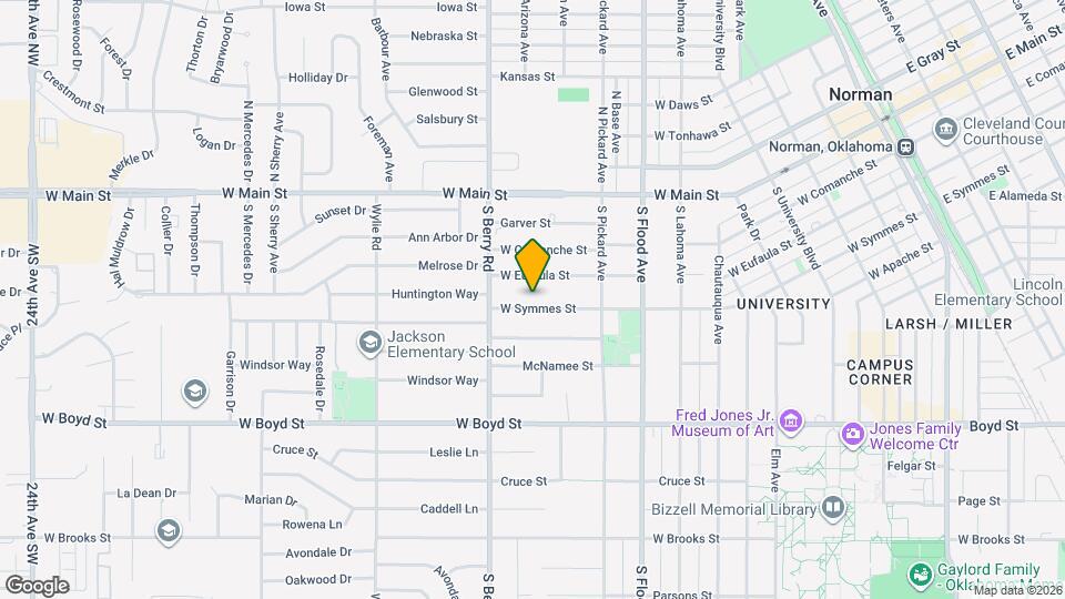 1117 W Symmes St Map and Location Details