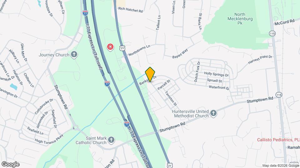 15527 Barnsbury Dr Mapa y Detalles de la Ubicación