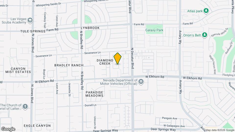 7313 Rietz Canyon St Map and Location Details