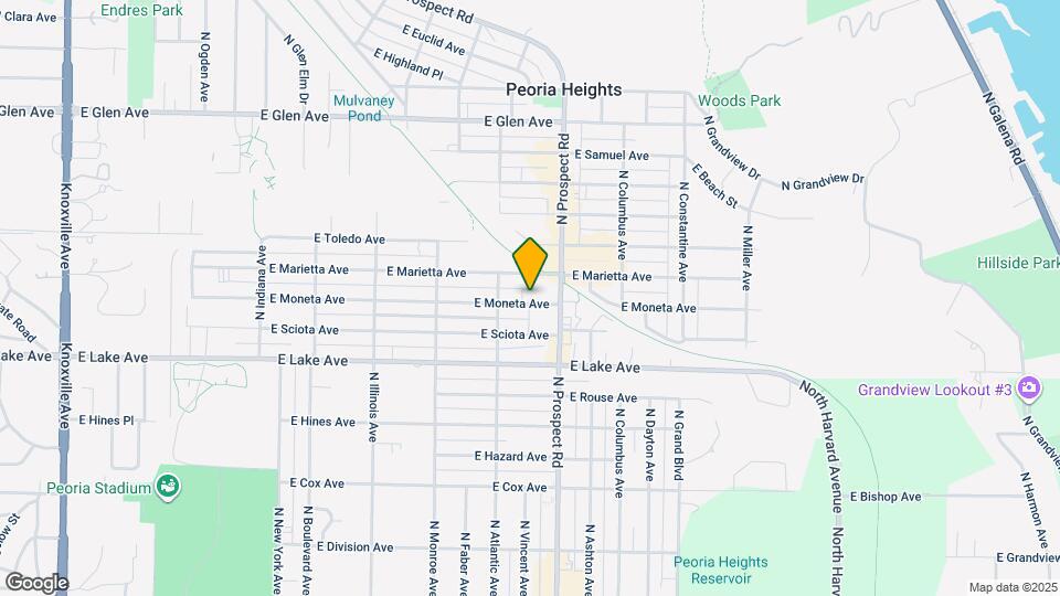 1221 E Moneta Ave Map and Location Details