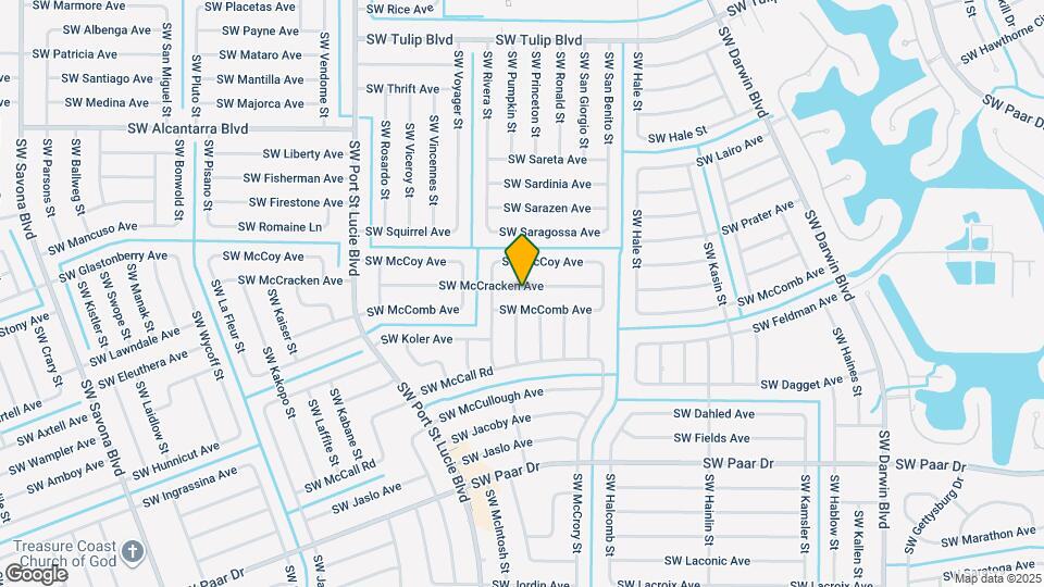 726 SW McCracken Ave Map and Location Details