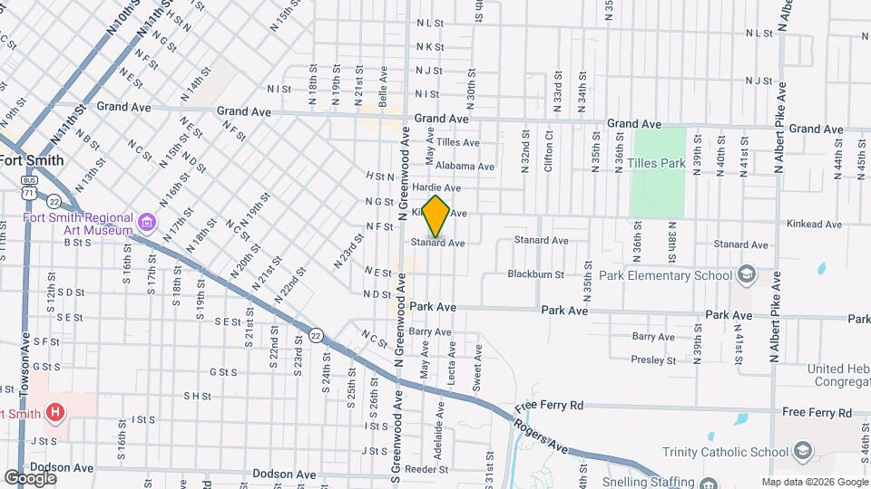 528 N May Ave Map and Location Details