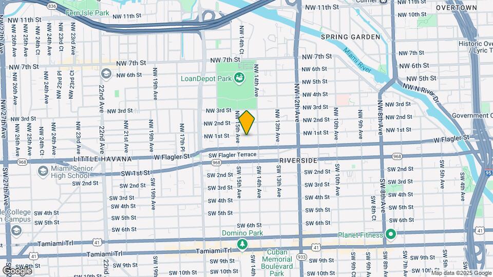 1442 NW 1st St Mapa y Detalles de la Ubicación