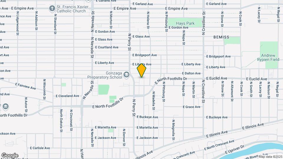 3023 N Hogan St, Unit A Map and Location Details