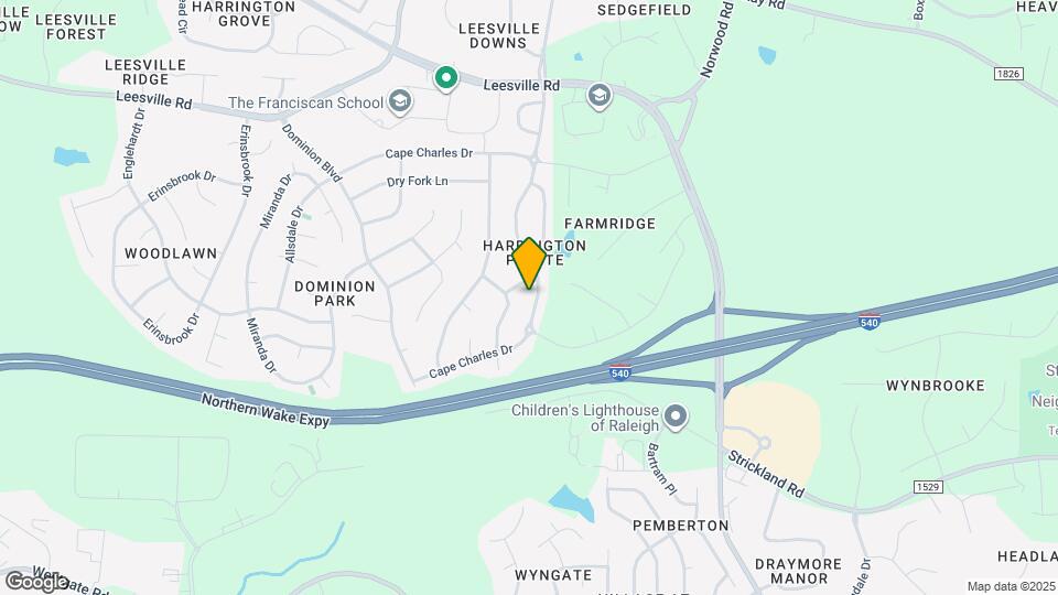 7717 Cape Charles Dr Map and Location Details