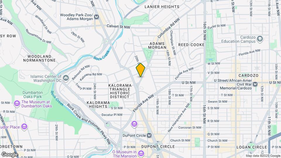 2015 Columbia Rd NW, Unit #1 Mapa y Detalles de la Ubicación