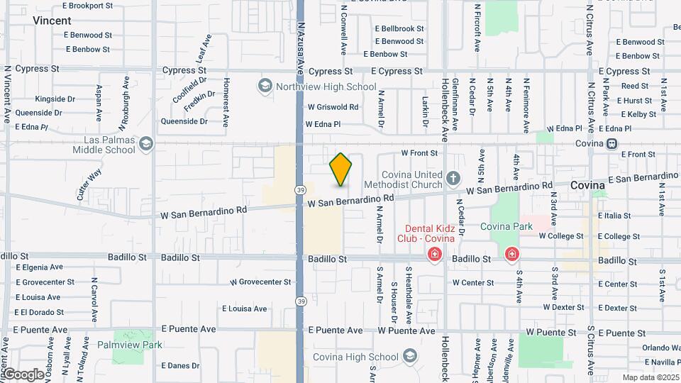 781 W San Bernardino Rd Map and Location Details