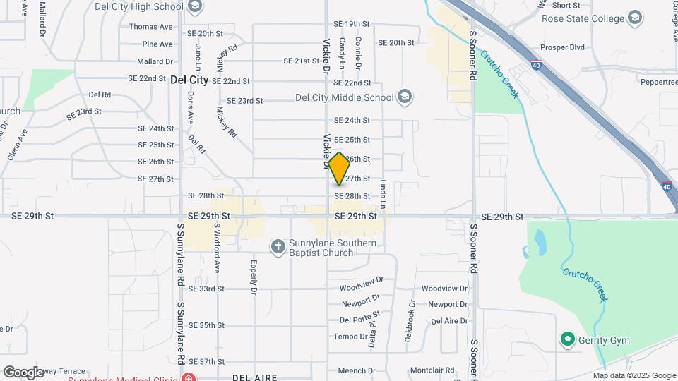 4713 SE 28th St Map and Location Details