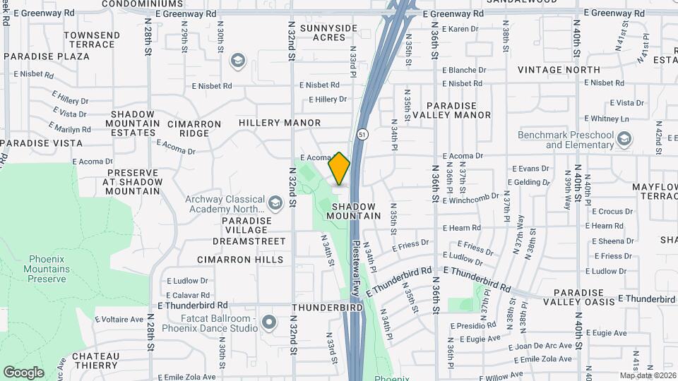 3329 E Gelding Dr Map and Location Details