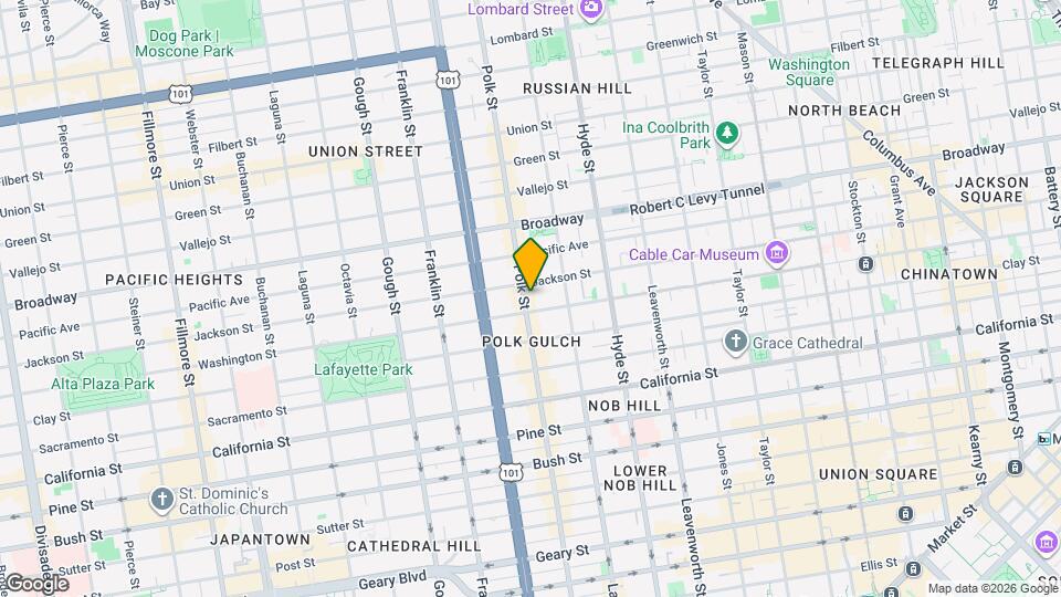 1812 Polk St Mapa y Detalles de la Ubicación