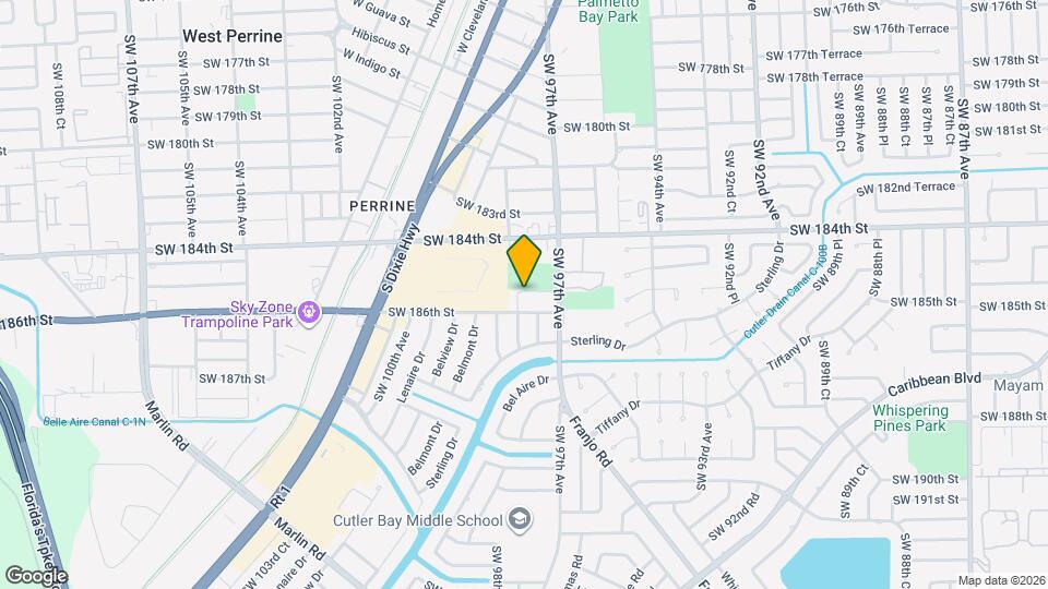 18529 SW 97th Pl Map and Location Details