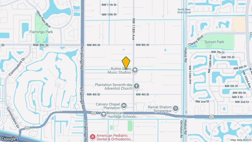 11811 NW 5th Ct Map and Location Details