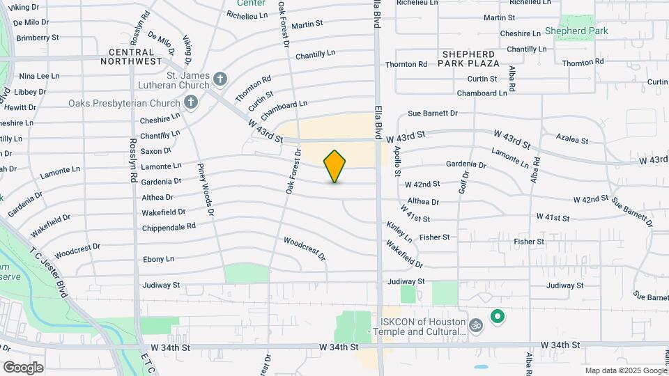 1303 Gardenia Dr Mapa y Detalles de la Ubicación