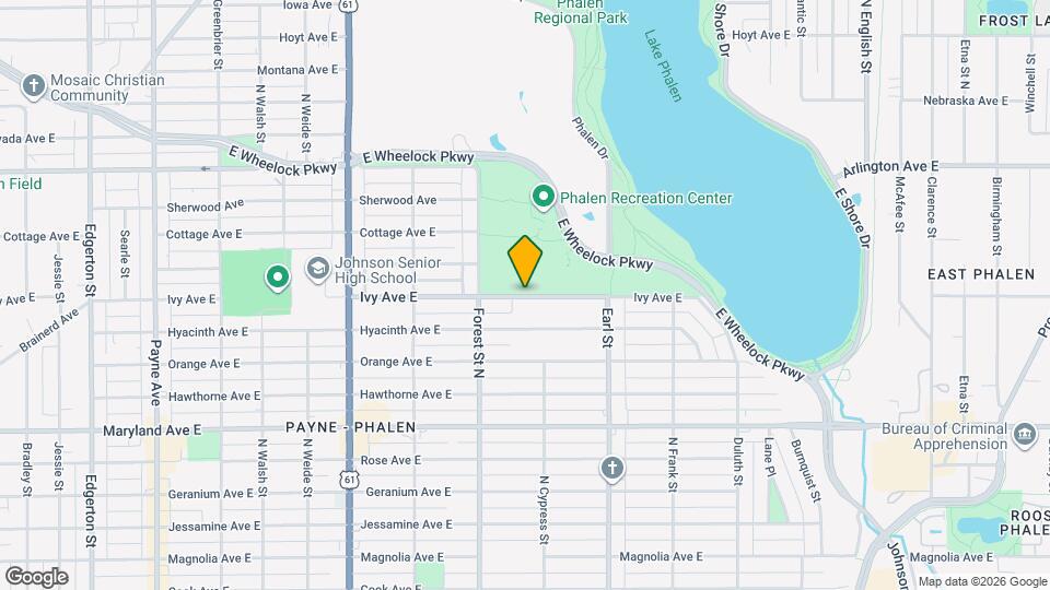 Phalen Shores Apartments Map and Location Details
