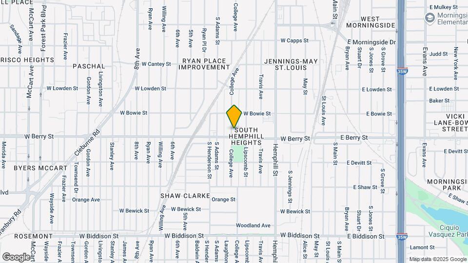 3037 College Ave Map and Location Details