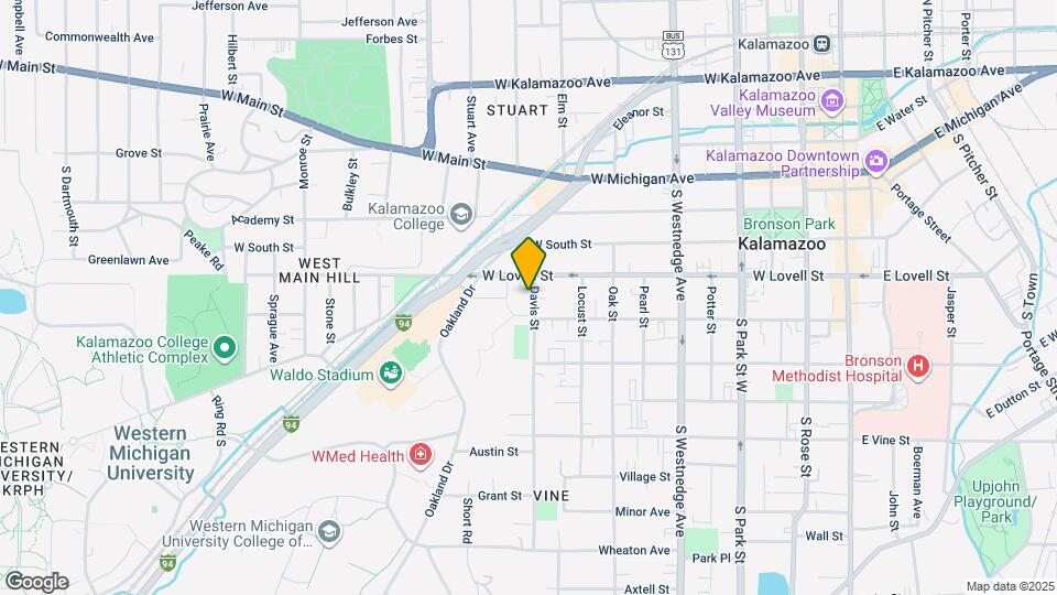 420 Davis St Map and Location Details