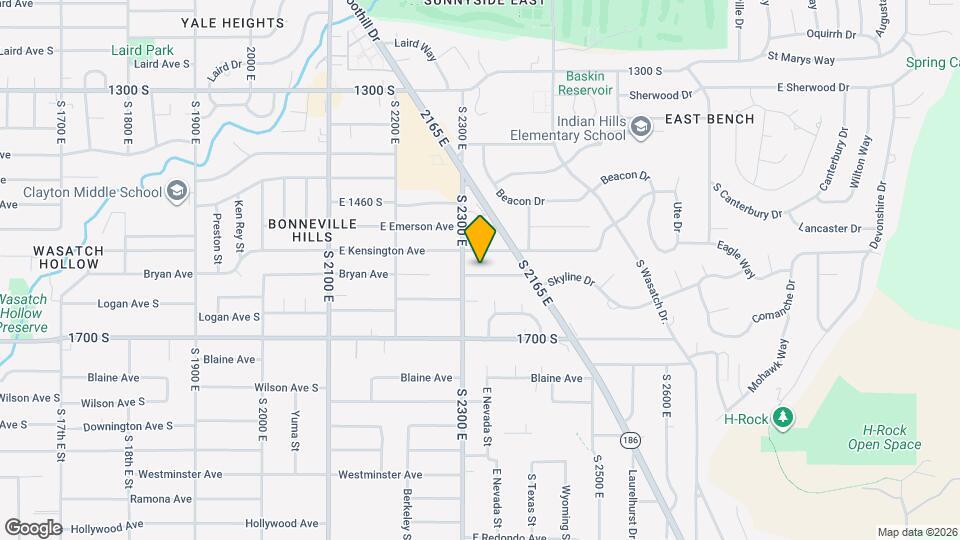 2323 Bryan Ave Map and Location Details