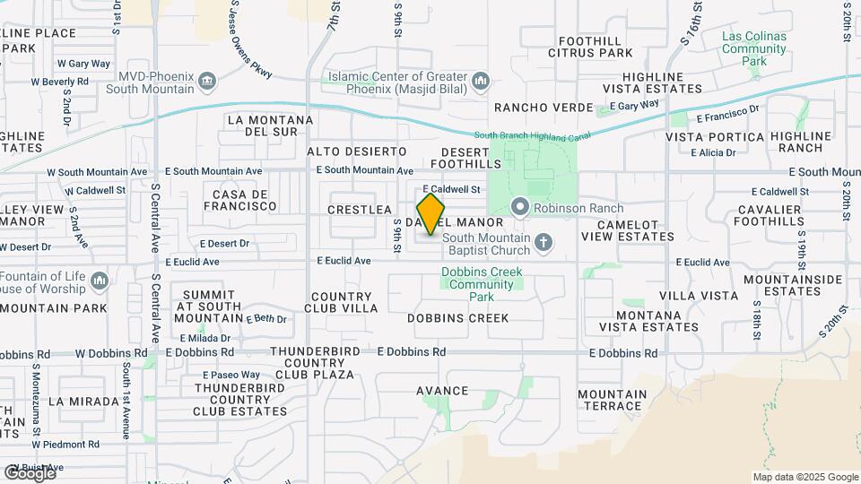 957 E Desert Dr Map and Location Details