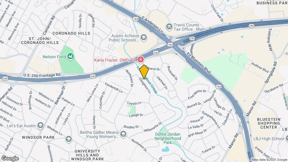 7019 Creighton Ln Map and Location Details