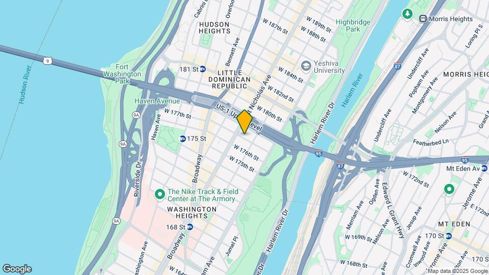 575-587 W 177th St Map and Location Details