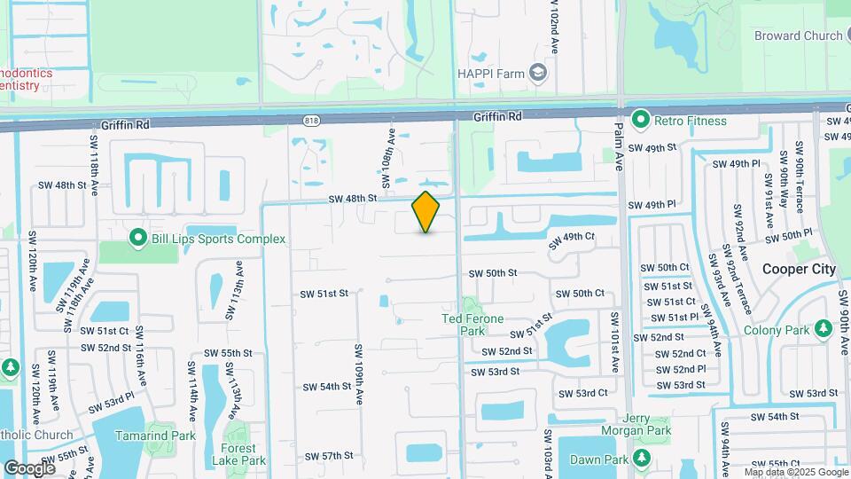 10700 SW 51st St Map and Location Details
