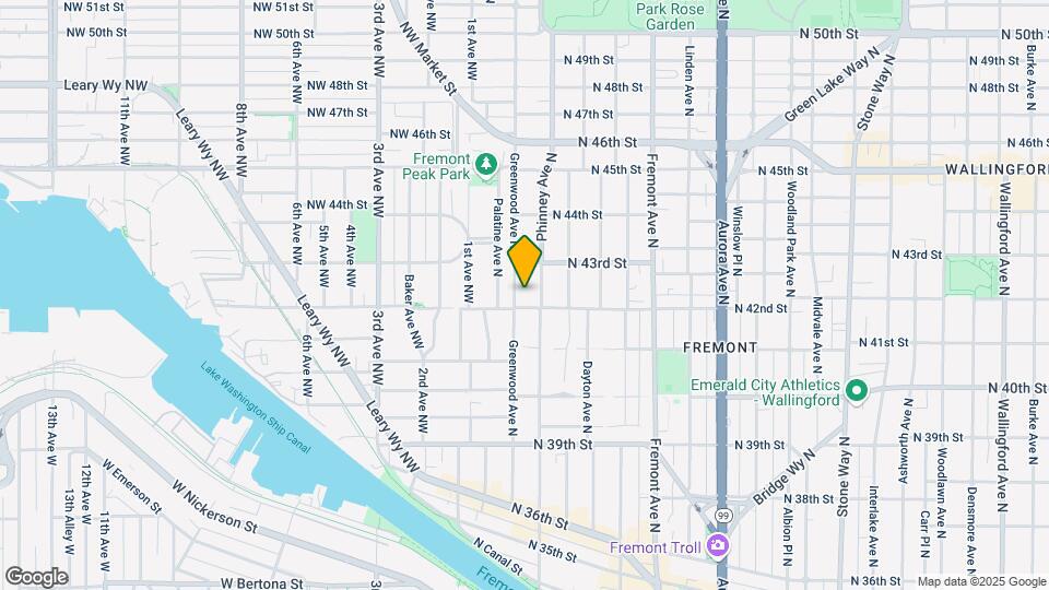 4212 Greenwood Ave N Map and Location Details