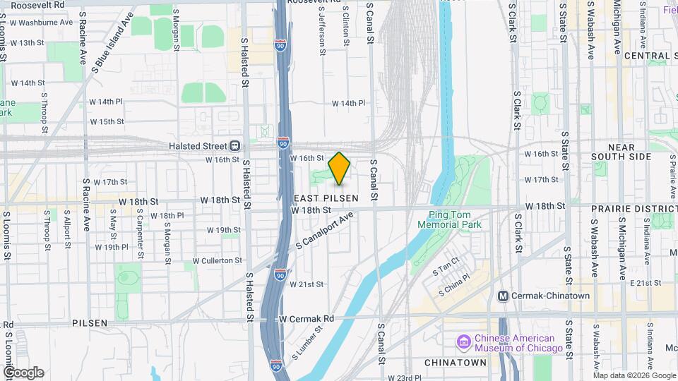 1708 S Clinton St, Unit #2 Map and Location Details