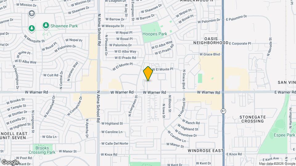 2045 N Sunset Dr Map and Location Details