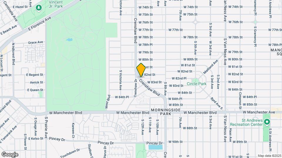 8228 Crenshaw Blvd, Unit 8228 Map and Location Details
