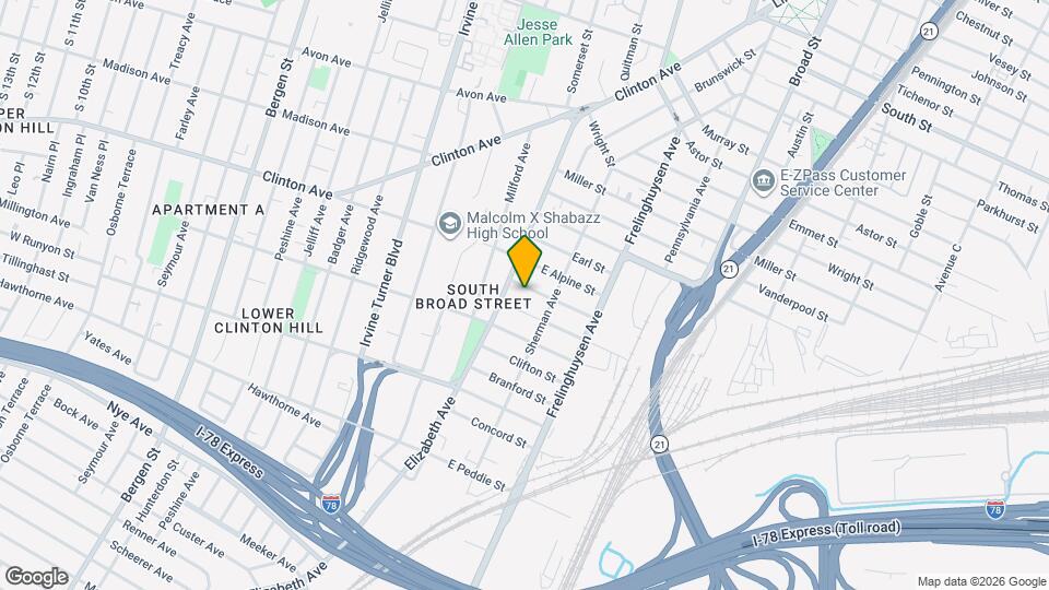 14 Hunter St Map and Location Details