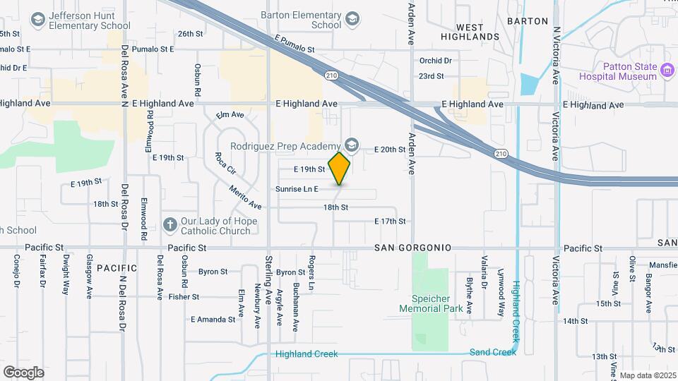 2194 Sunrise Ln Map and Location Details