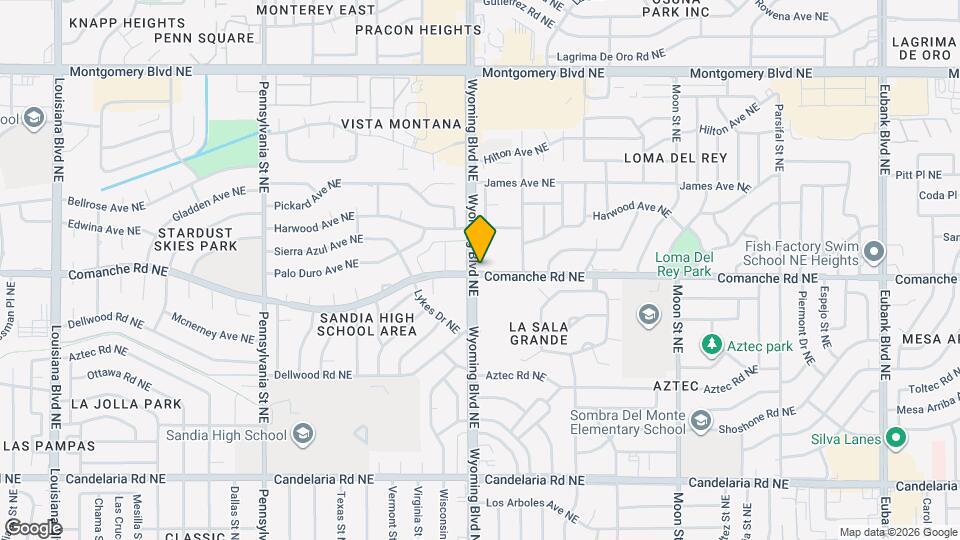Pinon Terrace Apartments Map and Location Details