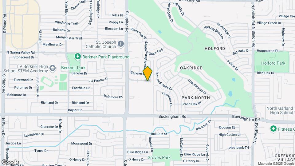 3322 Briaroaks Dr Map and Location Details