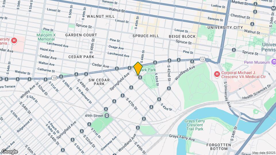 4501 Chester Ave Map and Location Details