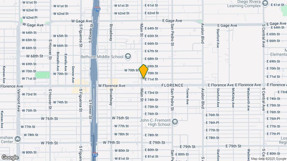 7102 S Main St Map and Location Details