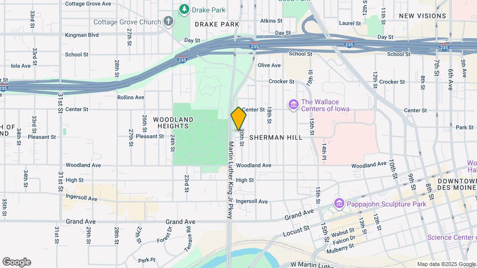 702 20th St Map and Location Details