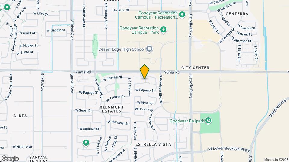 15808 W Yavapai St Map and Location Details