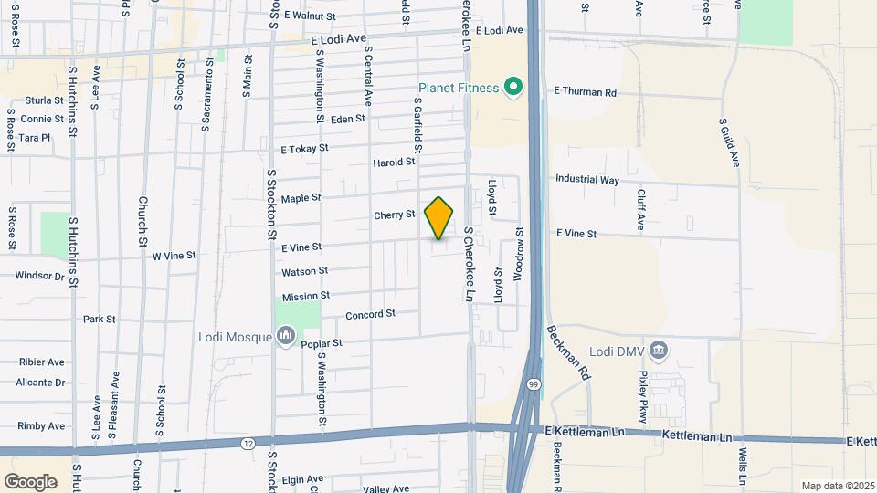 510 E Vine St Map and Location Details