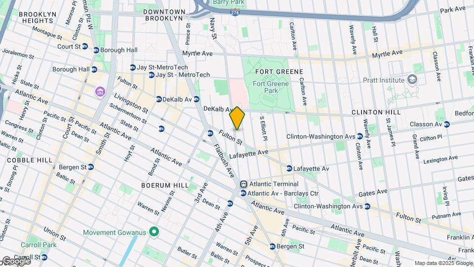 233 Ashland Pl Mapa y Detalles de la Ubicación