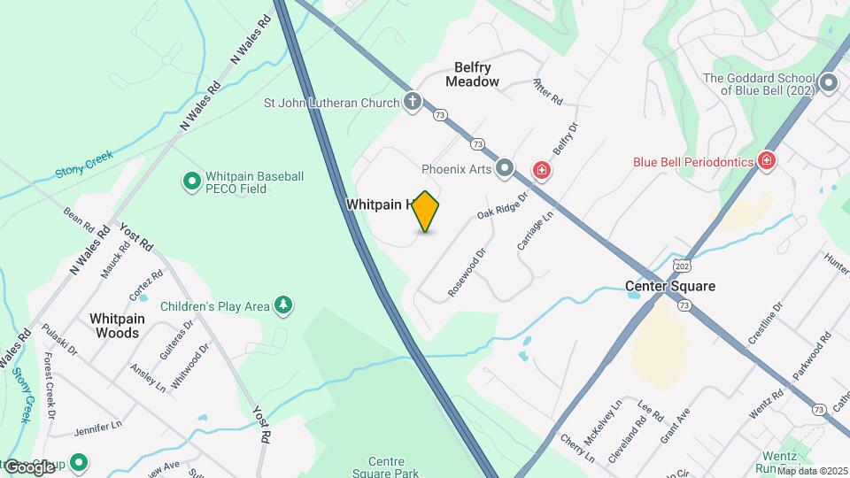 2106 Whitpain Hills Map and Location Details