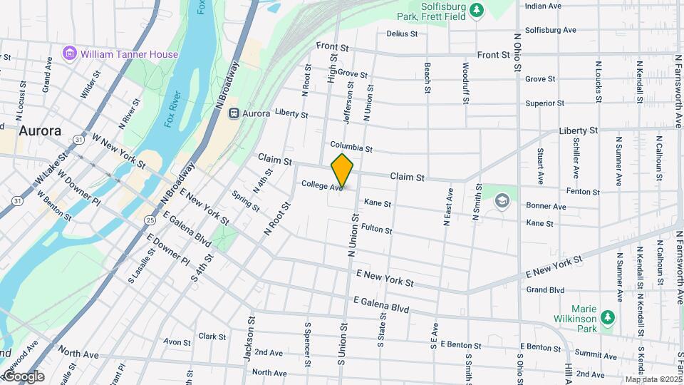 609 College Ave, Unit 1 - Lower Map and Location Details