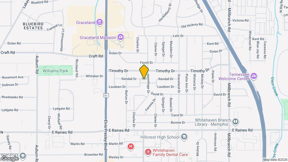 1326 Laudeen Dr Map and Location Details