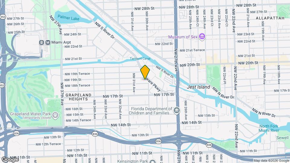 3011 NW 18th Ter, Unit A2 Map and Location Details