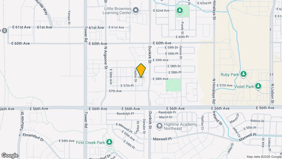 5779 Danube St Map and Location Details